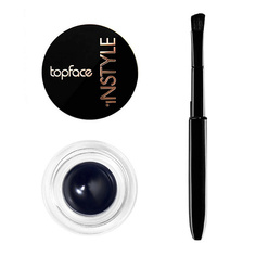 TOPFACE Подводка для глаз гелевая водостойкая с кисточкой Instyle Gel Eyeliner