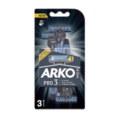 Станок для бритья ARKO Бритвенный станок одноразовый PRO 3 Тройное лезвие 3.0
