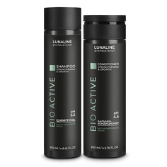 Набор для ухода за волосами LUNALINE Набор для объема, роста и укрепления волос BIO ACTIVE шампунь, бальзам-кондиционер