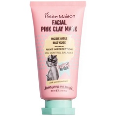 Маска для лица PETITE MAISON Маска из розовой глины FACIAL PINK CLAY MASK