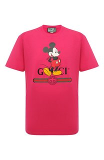 Хлопковая футболка Disney x Gucci Gucci