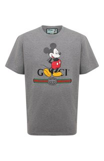 Хлопковая футболка Disney x Gucci Gucci
