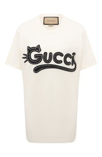 Хлопковая футболка Gucci