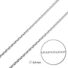 Цепь из серебра FD-040R.P. ЭПЛ Даймонд