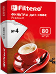 Фильтры для кофе Filtero №4/80 белые