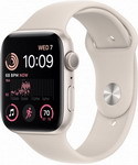Умные часы Apple Watch SE (2nd Gen) GPS 44mm Starlight Aluminum Case Starlight Sport Band M/L (MNTE3LL/A)