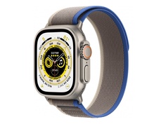 Умные часы APPLE Watch Ultra GPS + Cellular 49mm Titanium Case with Trail Loop Blue-Gray - S/M