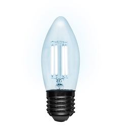 Лампа Rexant 604-090 филаментная свеча CN35 7.5 Вт 600 Лм 4000K E27 диммируемая, прозрачная колба