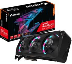 Видеокарта PCI-E GIGABYTE Radeon RX 6750 XT ELITE 12G (GV-R675XTAORUS E-12GD) 12GB GDDR6 192bit 7nm 2283/18000MHz 2*HDMI/2*DP