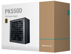 Блок питания ATX Deepcool PK550D 550W, Active PFC+DC to DC, 80PLUS Bronze, 120mm fan RET