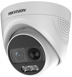 Видеокамера HIKVISION DS-2CE72DFT-PIRXOF 2Мп, CMOS, 3.6мм/83°, ИК-фильтр, подсветкой до 20м, 0.0005 Лк/F1.0, 1920х1080/25к/с, WDR/3D DNR/BLC/OSD/PIR-д