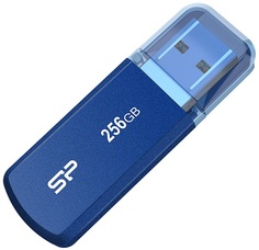 Накопитель USB 3.1 256GB Silicon Power SP256GBUF3202V1B Helios 202 голубой