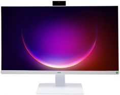 Моноблок 27 HIPER V3027PLA3W i5 10400/8GB/512GB SSD/UHD graphics 630/1920x1080/GbitEth/WiFi/BT/cam/120W/USB kbd/USB mouse/Win10Pro/white