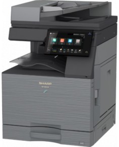 МФУ лазерное цветное Sharp BP50C26EU BP50C26EU SRA3, 26 стр/мин, автопод RSPF, дупл, сеть, 5Гб, 128Гб(SSD)+16Гб(eMMC), NFC, 1x550л (без тонера)