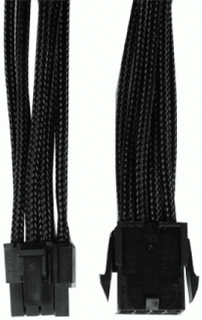 Удлинитель GELID CA-8P-05 6+2-pin PCI-E, 30см, индивидуальная оплетка, черный