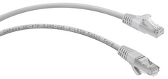 Кабель патч-корд F/UTP 6 кат. 0,5м. Cabeus PC-FTP-RJ45-Cat.6-0.5m-LSZH экранированный, серый