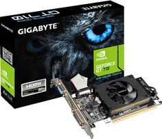 Видеокарта PCI-E GIGABYTE GeForce GT 710 GV-N710D3-2GL 2GB Low Profile GDDR3 64bit 28nm 954/1800MHz DVI(HDCP)/HDMI/VGA RTL