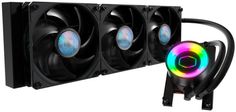 Система охлаждения жидкостная Cooler Master Masterliquid ML360 Mirror TR4, aluminium, 3*120mm fan, 650-1800rpm, 62CM, 8-27dBA, 4-pin PWM