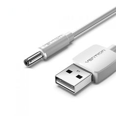 Кабель интерфейсный Vention CEXWF USB AM/DC-jack 3.5мм M, 1м, белый