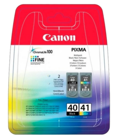 Картридж Canon PG-40/CL-41 0615B043 для PIXMA MP450/MP170/MP150/iP2200/iP1600/iP6220D/iP6210D/iP22, чёрный/цветной, 330/310 стр