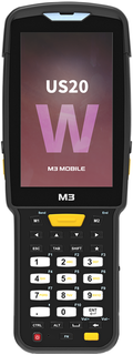 Терминал сбора данных M3 Mobile S20W0C-Q2CWRE-HF GMS, WVGA, 802.11 a/b/g/n/ac, SE4770 2D Imager Scan