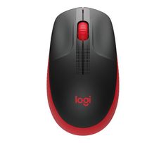 Мышь Wireless Logitech M190 910-005908 красный/черный оптическая (1000dpi) USB (2but)