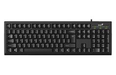 Клавиатура Genius Smart KB-100 31300005419 мультимедийная, 12 мультимидийных клавиш, USB, поддержка приложения Genius Key support, кабель 1.5 м. Цвет:
