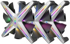 Вентилятор для корпуса ALSEYE XTREME X12 KIT X12-SET-GY 120x120x31, 1200rpm, 42.2CFM, 26.3dB, 5-pin, grey