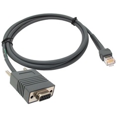 Кабель Zebra CBA-R01-S07PBR RS232: DB9F,7FT(2M)ST,TXD-2, 2.1м, для сканеров линейки DS9908 и др. Зебра