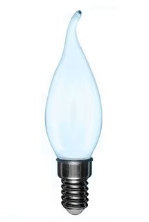 Лампа Rexant 604-114 филаментная свеча на ветру CN37 9.5 Вт 915 Лм 4000K E14 матовая колба