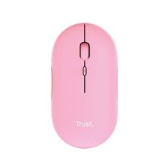 Мышь Wireless Trust PUCK 24125_T 1600 DPI, перезаряжаемая, розовый