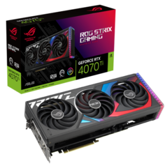 Видеокарта PCI-E ASUS GeForce RTX 4070 Ti ROG Strix (ROG-STRIX-RTX4070TI-12G-GAMING) 12GB GDDR6X 192bit 4nm 2310/21000MHz 2*HDMI/3*DP