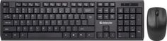Клавиатура и мышь Wireless Defender Harvard C-945 Nano 45945 black, USB, 1600 dpi