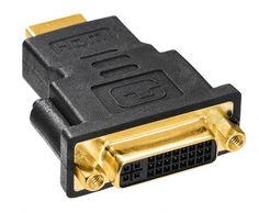 Переходник Buro HDMI-19M-DVI-I(F)-ADPT DVI-I (f) - HDMI (m), черный