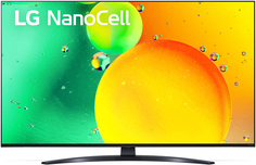 Телевизор LG 43NANO769QA черный/Ultra HD/60Hz/DVB-T/DVB-T2/DVB-C/DVB-S/DVB-S2/USB/WiFi/ВТ/Smart TV