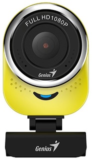 Веб-камера Genius QCam 6000 32200002409 жёлтая, 2Mpix, 1080p, 1920x1080, USB 2.0, универсальное крепление
