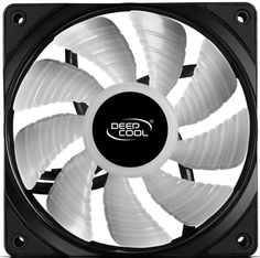 Вентилятор для корпуса Deepcool RF 120 120x120x25мм (PWM, пит. от мат.платы и БП, RGB подсветка, 500-1500об/мин) Retail