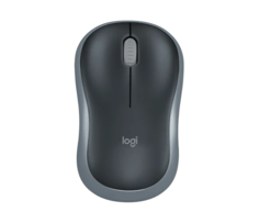 Мышь Wireless Logitech M185 910-002238 / 910-002235 серый/черный оптическая (1000dpi) USB1.1 (2but)