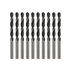 Сверло KRANZ KR-91-0840 по металлу 4,8х86х52 мм HSS (10 шт. в упаковке) DIN 338