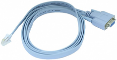 Кабель OSNOVO Console-RJ45-DB9F консольный для подключения сетевого оборудования к компьютеру по стандарту RS-232. Разъемы: 1 x Rj45; 1 x DB9 (female)