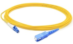Кабель Lanmaster LAN-LC-SC/SU-1.0 оптический LC-SC, simplex, 9/125, LSZH, 1m