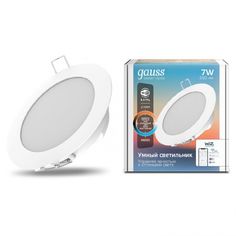 Светильник светодиодный Gauss 2030122 Smart Home DIM+CCT 7 Вт 600...650 лм