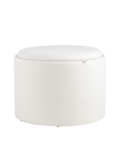 Пуф Stool Group-столик с ящиком Хюгге L рогожка белый Stoolgroup