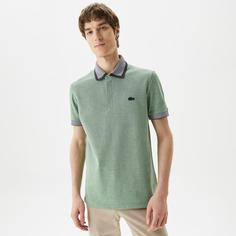 Мужское поло Lacoste Regular Fit в полоску