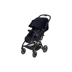 Детская коляска Cybex Eezy S+ 2 BLK Ocean Blue с бампером