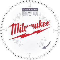 Пильный диск по дереву для циркулярной пилы Milwaukee