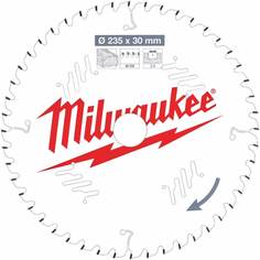 Пильный диск по дереву для циркулярной пилы Milwaukee