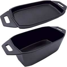 Чугунный кассероль для запекания и томления птицы, мяса Forester