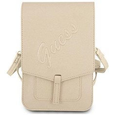 Сумка Guess Wallet Bag Saffiano Script logo, золотой