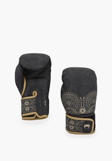 Перчатки боксерские Venum "Santa Muerte Dark Side" Boxing Gloves, Black/Brown